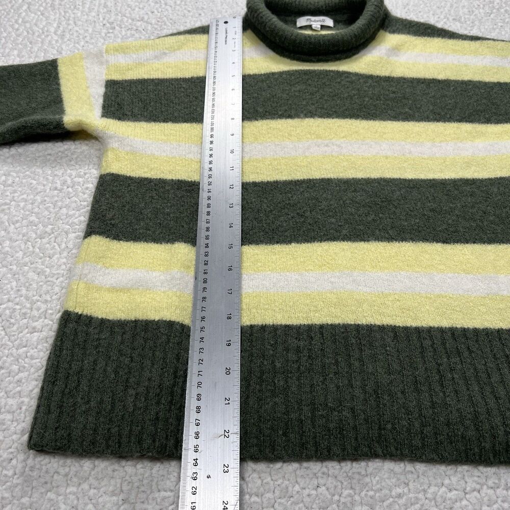 Madewell Fulton Striped Pullover Sweater Women’s‎ M Roll Neck Cozy Minimalist - Picture 8 of 11